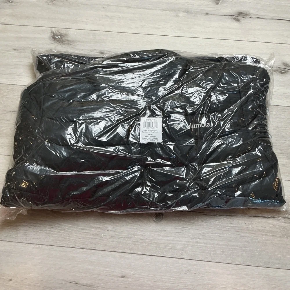 Columbia Powder Lite II‎ Jacket Black Medium New With Tags